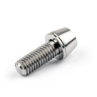 OEM Din6921 Boulon en acier allié au titane Tête cylindrique à six pans creux Gr5 M3 M6 M8 Vis en titane