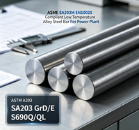 Batang Baja Paduan Kekuatan Tinggi Magnetik Lunak ASTM S690Q S690QL, Terolah Panas, Merek Shengxi, Toleransi 0,02mm, Asal Cina