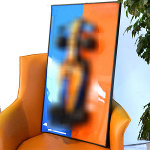 Cadre mural pour voiture de sport en blocs de construction, belle maison, possibilité de personnalisation, nombreux styles au choix - Product Image 1