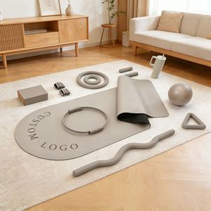 Ensemble d'accessoires de fitness et de Pilates portables 5 pièces écologiques et antidérapants pour la maison, avec tapis de yoga à arche pour débutants - Product Image 3