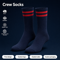 Chaussettes mi-mollet unisexes pour femmes et hommes, chaussettes de sport décontractées à bord côtelé extensible pour la marche et la gym