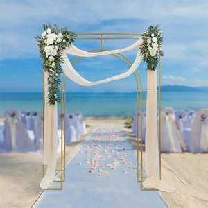 Portail Arqué Ronry pour Jardins et Cours, <span class=keywords><strong>Arche</strong></span> en <span class=keywords><strong>Fer</strong></span> <span class=keywords><strong>Forgé</strong></span> pour Parcs Extérieurs et Mariages, 7-8 pieds de Haut, Écologique - Product Image 4