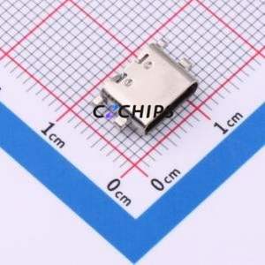 TYPE-C-334-WFRSC16L68 <b>USB</b> <b>Connector</b> SMD <b>Connector</b> ( <b>Connector</b> Type: Type-C )( Gender: Female )( Mounting Type: Sink Board ) - Product Image 1