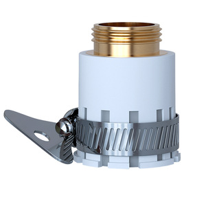 Copper External Thread Connector 4 Point Teeth Clamp Type For Water Oil Pipe <b>Adapters</b> - Product Image 4