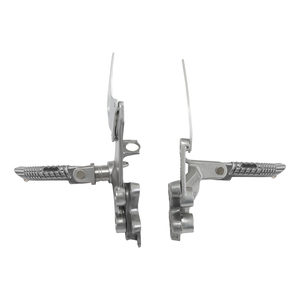 Reposapiés y soporte para motocicleta SUZUKI, estriberas delanteras de Motor de XF-026, para SUZUKI GSXR 600, <span class=keywords><strong>750</strong></span>, 2006-2010 - Product Image 4