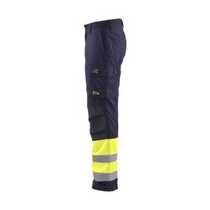 BLAKLADER - 186915148933D108 Pantalon d'hiver Multinorm Hi-vis Bleu marine/jaune-EAN 7330509552032 WORKWEAR RÉSISTANT AUX FLAMMES - Product Image 5