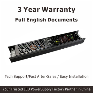 Driver LED pour éclairage d'exposition 24V 300W, OEM ODM HRS Triac LED 0-10V, câblage de signal unique et séparé, sans dérive de tension - Product Image 6