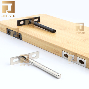 Meubles en acier laminés à froid personnalisés quincaillerie d'étagères cachées supports d'étagères flottantes en forme de T pour mur planche de bois - Product Image 4