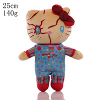 Peluche Horreur Personnalisée Art the Clown Scream Ghostface Chucky – Animaux en Peluche Doux et Effrayants pour les Fans de Films – Cadeau d'Halloween