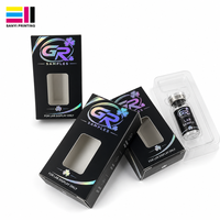 Scatola per Confezione Singola di Fiale in Vetro da 3ml, Cartone Personalizzato con Lamina Olografica e Inserto in Blister