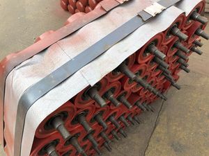 76Mm Dia Aligning Ống Thép Hướng Dẫn Dọc Idler Con Lăn Của Băng Tải - Product Image 3