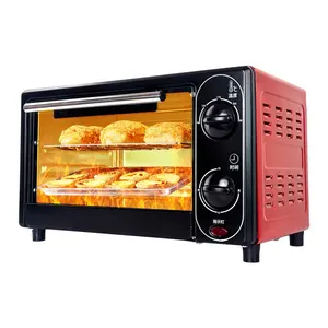 Grosir baking oven 12l-Baki Panggang Mini Profesional Rumah, Oven Panggang Roti Kue Elektrik Pizza 12L