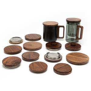 SUNBO, venta al por mayor, tapa circular a base <span class=keywords><strong>de</strong></span> goma <span class=keywords><strong>de</strong></span> <span class=keywords><strong>madera</strong></span> maciza con textura Natural adecuada para juegos <span class=keywords><strong>de</strong></span> té - Product Image 6