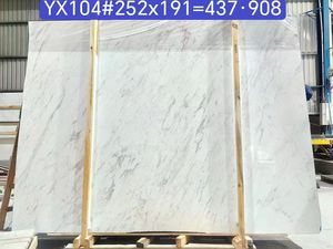 Dalles de marbre blanc grec Volakas en dolomite, pierre naturelle de haute qualité, polies, imperméables, modernes, OEM/ODM Goldtop Stone - Product Image 2