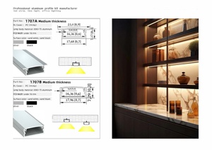 Silver Black Lot LED alumínio perfil <span class=keywords><strong>U</strong></span>/V/W forma 5050 2835 3528 LED Strip Bar canal branco/preto liga de alumínio - Product Image 2
