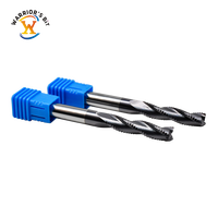 Warrior's Bit CNC Tools Carbure monobloc 8mm/6mm Diamètre de la tige Fraise à bois Aitin OEM/ODM Carbure Chipbreak Rougher pour le bois