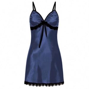 Women Sexy Comfort Mini Sleep Dress Hot Sale <strong>Good</strong> <strong>Night</strong> Sleep Wholesale Cheap Nightgown Three Piece Lounger Set - Product Image 1