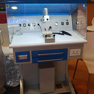 Tavolo da Lavoro Monoposto per Laboratorio, Studio Dentistico, Scuola di Formazione con Manipolo per Molatura e Interruttore a Pedale - Product Image 1