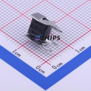 TC-1102N-C-B-B Tactile Switch Bent Lead Through Hole,6x6mm Switch Single Pole Single Throw Round Button 2.6N Right Angle Insert - Product Image 2
