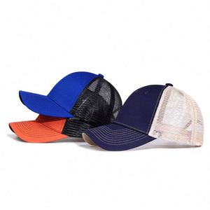 Gorra Deportiva de Malla de 6 Paneles al por Mayor, Gorra Trucker de Algodón con Logotipo Personalizado y Visera Curva, 12 Colores Disponibles, Estilo Deportivo - Product Image 6
