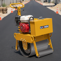 Compacteur routier à tambour unique à commande manuelle, version améliorée, avec système hydraulique