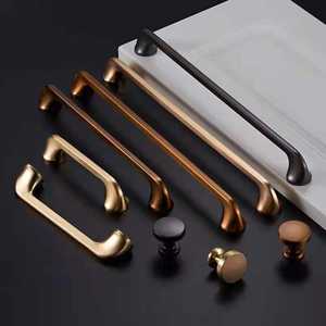 Haute qualité nouveauté bon prix couleur café <span class=keywords><strong>doré</strong></span> personnalisé armoire commode <span class=keywords><strong>placard</strong></span> tiroir armoire poignées - Product Image 1