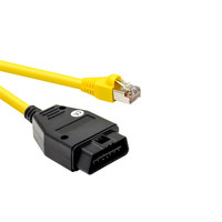 Cable Ethernet OBD2 de Alta Calidad Compatible con Herramienta de Diagnóstico, Cable de Programación Oculto de Alta Gama para BM