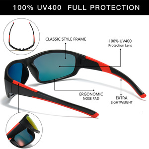 New Men's <strong>Sports</strong> <strong>Polarized</strong> <strong>Sunglasses</strong>, Cycling Driving Shades, European American Style, UV Protection, Custom Logo, 1pc Min - Product Image 4