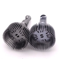 Dissipateur thermique double à ailettes en aluminium avec 10 caloducs, dissipateur thermique à ailettes empilées pour processeur d'ordinateur