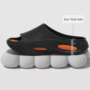 Diseño de moda Casual Suelas gruesas 40-51 Grande Extra grande Tamaño 14 Deportes personalizados EVA Sandalias deslizantes Zapatillas Logotipo personalizado Hombres Mujeres - Product Image 5