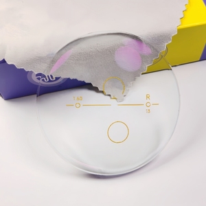 WideView Clear Progresif Lens 1.60 MR-8 Corrid 13+3 Danyang Mavi Işık Kesici HMC Çok Odaklı Optik UV420 Koruma Göz Koruması - Product Image 1