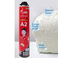 Mousse de silicone pulvérisée Qiandinghe A2 haute densité, imperméable et insonorisante pour l'ingénierie de construction et l'emballage de transport