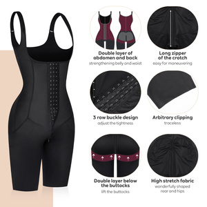 Body pour femmes <span class=keywords><strong>de</strong></span> style colombien S-3XL personnalisé contrôle du ventre niveau ferme Shaper minceur Corset respirant Body Shapewear - Product Image 2