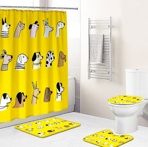 Conjunto de cortinas de ducha con diseño floral y <span class=keywords><strong>Nicole</strong></span> Lee, personalizable, éxito de ventas europeo, 3 mujeres atractivas y atractivas - Product Image 5