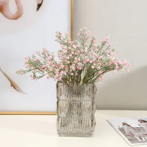 Flores Artificiales para Decoración de Bodas y Hogar, para Arreglos Florales, Ramo de Gypsophila Blanca con Tacto Real - Product Image 1