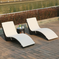 Offre Spéciale rotin chaise longue moderne patio piscine chaise salon président de natation