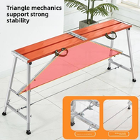 Échelle télescopique en alliage d'aluminium Ohuhu, tabouret portable, échafaudage, échelles extensibles, capacité de charge de 150 kg pour entrepôt