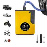 12V Digital Tire Inflator LED Display Tire Pressure Monitor Car Air Pump 3M Cord Auto Shut-off Portable Air Compressor