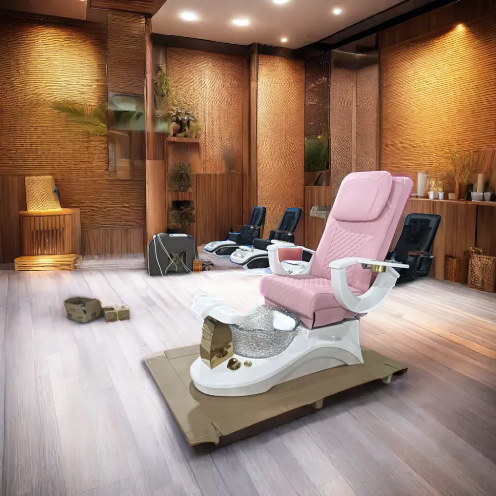 Chaise de pédicure de luxe pour salon de manucure Massage manucure Spa pédicure chaises de pédicure haut de gamme pour le soin des ongles