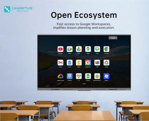 <span class=keywords><strong>Tableau</strong></span> blanc <span class=keywords><strong>interactif</strong></span> intelligent LED 4K UHD 75 pouces 2025, OEM/ODM d'usine, 40 points tactiles, connectivité polyvalente pour les établissements de formation - Product Image 1