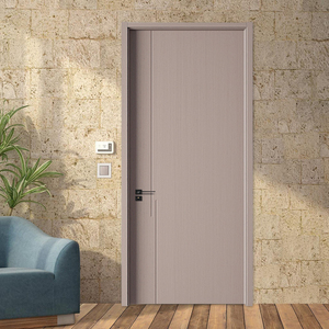 Puerta oculta Interior al ras compuesta negra de lujo, diseño de estilo moderno Simple para baño, sala de estar, cocina, pasillo, hoteles de China - Product Image 6