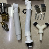 Robinet à trou unique pour évier d'ablution tout-en-un, spécialement conçu pour les rituels musulmans Wudu, salle de bain avec égouttoir urinoir