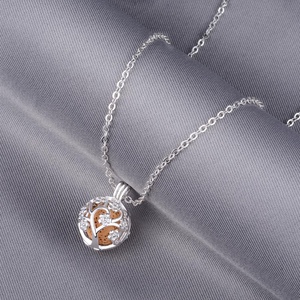 Changda Tùy Chỉnh Cổ Điển Bán Buôn Logo Nước Hoa Hương Thơm Tinh Dầu Khuếch Tán Hương Liệu Mề Đay Vòng Cổ Mặt Dây Chuyền - Product Image 5