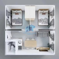 Casa Contenedor Modular Prefabricada de 40 pies, Moderna, de Acero de Alta Calidad, Contenedores Casas Precios, Casa Contenedor Desmontable