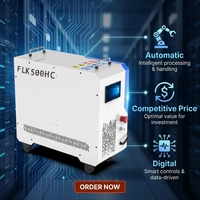 FEILIKE 500W Machine de nettoyage à fibre refroidie par air pour l'élimination de la rouille, de la peinture et des traces sur l'acier inoxydable, le métal et le bois - Portable, haute productivité, Nouveau