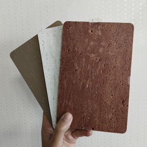 Panneau mural en bois composite écologique en bambou, fibre de bois, PVC, stratifié, solide, WPC, pour hôtel, bureau, villa - Product Image 3