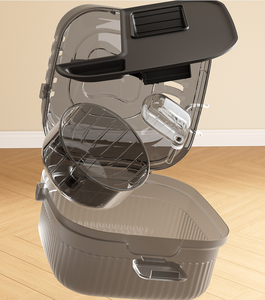 Jaula de Hámster Portátil de Doble Capa de Lujo con Plástico Transparente Panorámico de 18x21x21cm, Impermeable, Color Personalizable - Product Image 5