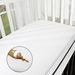 Protège-matelas imperméable pour bébé Labtebaby, uni, lavable en machine, protection de lit pour bébés, toutes saisons - Product Image 3