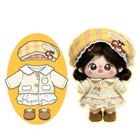 Tenues en coton personnalisées pour poupées de 10 cm/20 cm, accessoires pour poupées en peluche BJD sur mesure, personnalisation en gros disponible