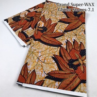 Nouveau produit : Tissu africain imprimé hollandais, super imprimé, en cristal, pour confection de vêtements Ankara, pagne, sacs et robes
